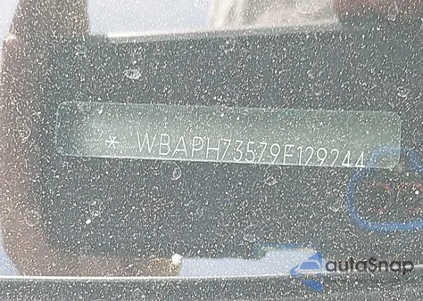 2009 BMW 328I z USA, uszkodzony, nr VIN WBAPH73579E129244